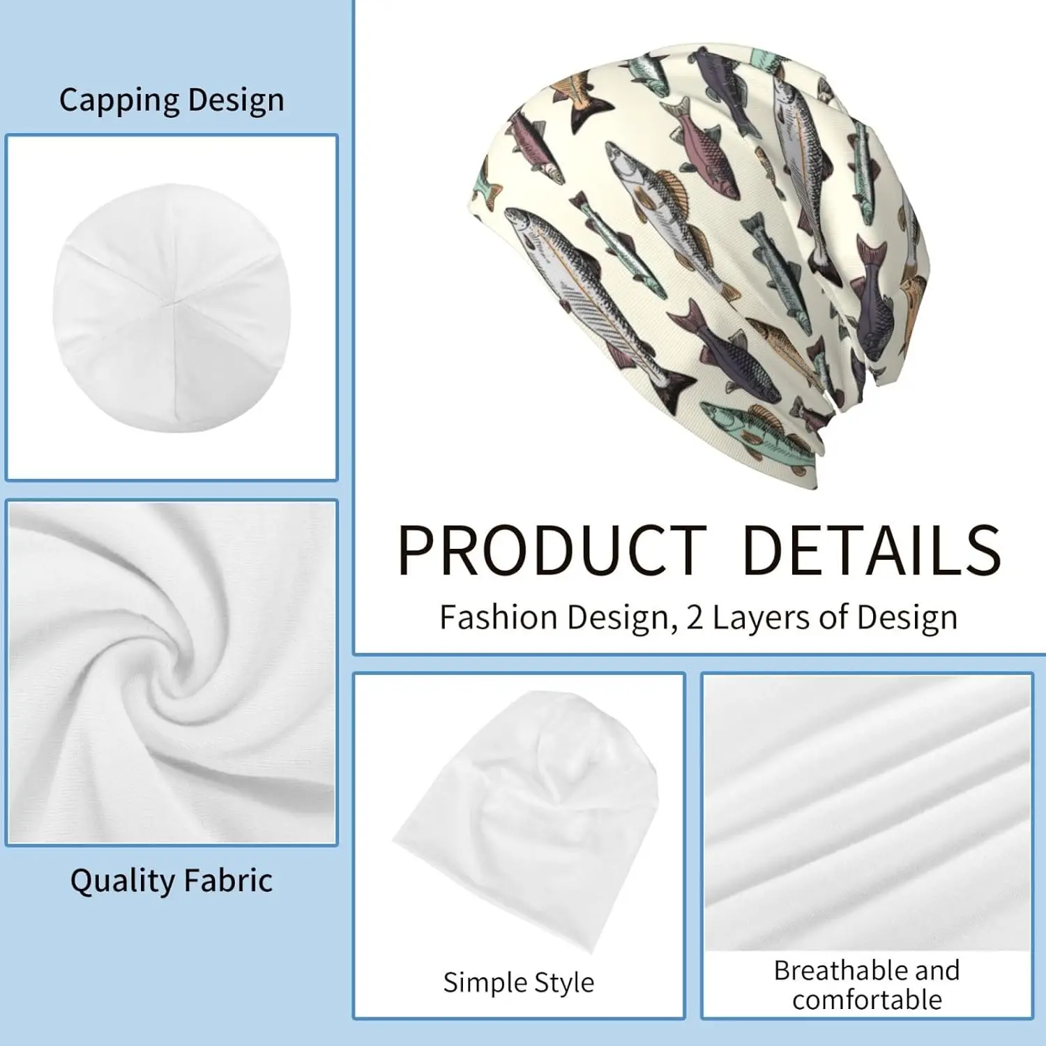 Шапка с животными для женщин и мужчин, теплая эластичная вязаная шапка, легкая шапка с напуском, головной убор от рака