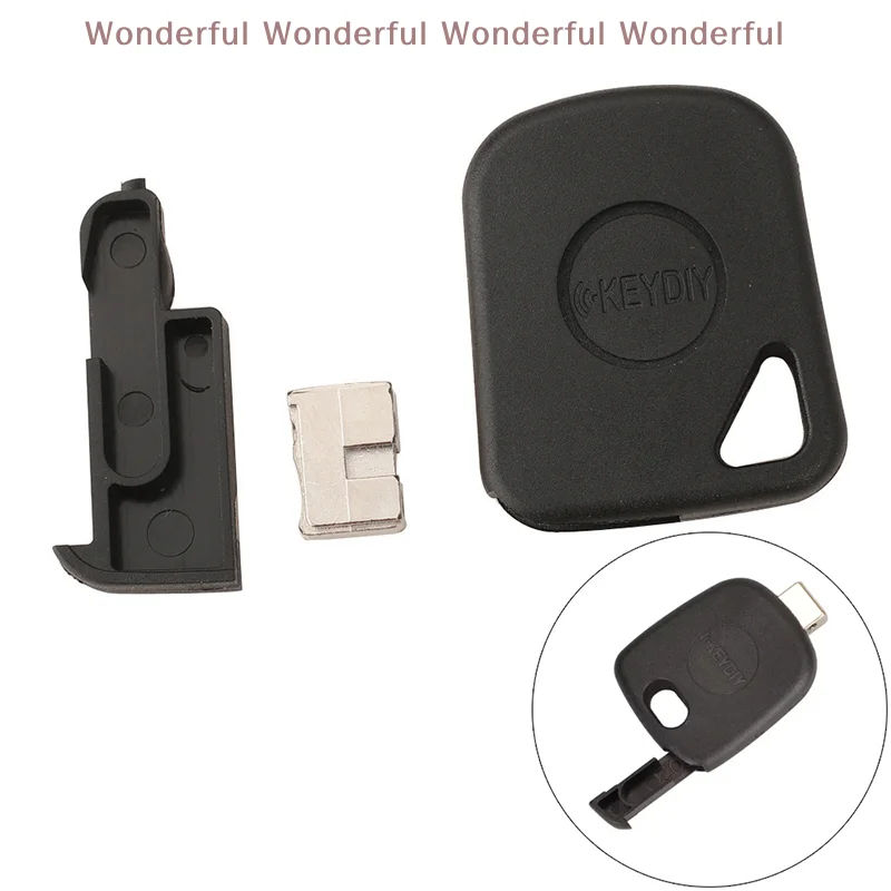 KD VVDI Blade Head Universal Key Shell, 5/10Pcs DIY Transponder Car Key with Chip Slot and Diverse Key Handle