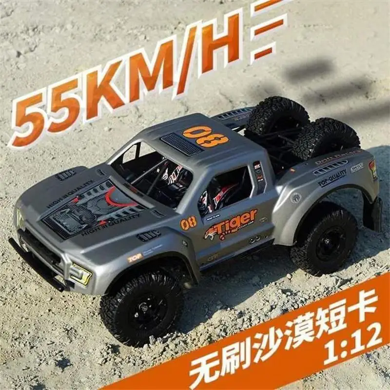 Camion RC Desert Short Truck FY08 PRO con Controllo Completo, 55 km/h, Scala 1:12, Motore Brushless