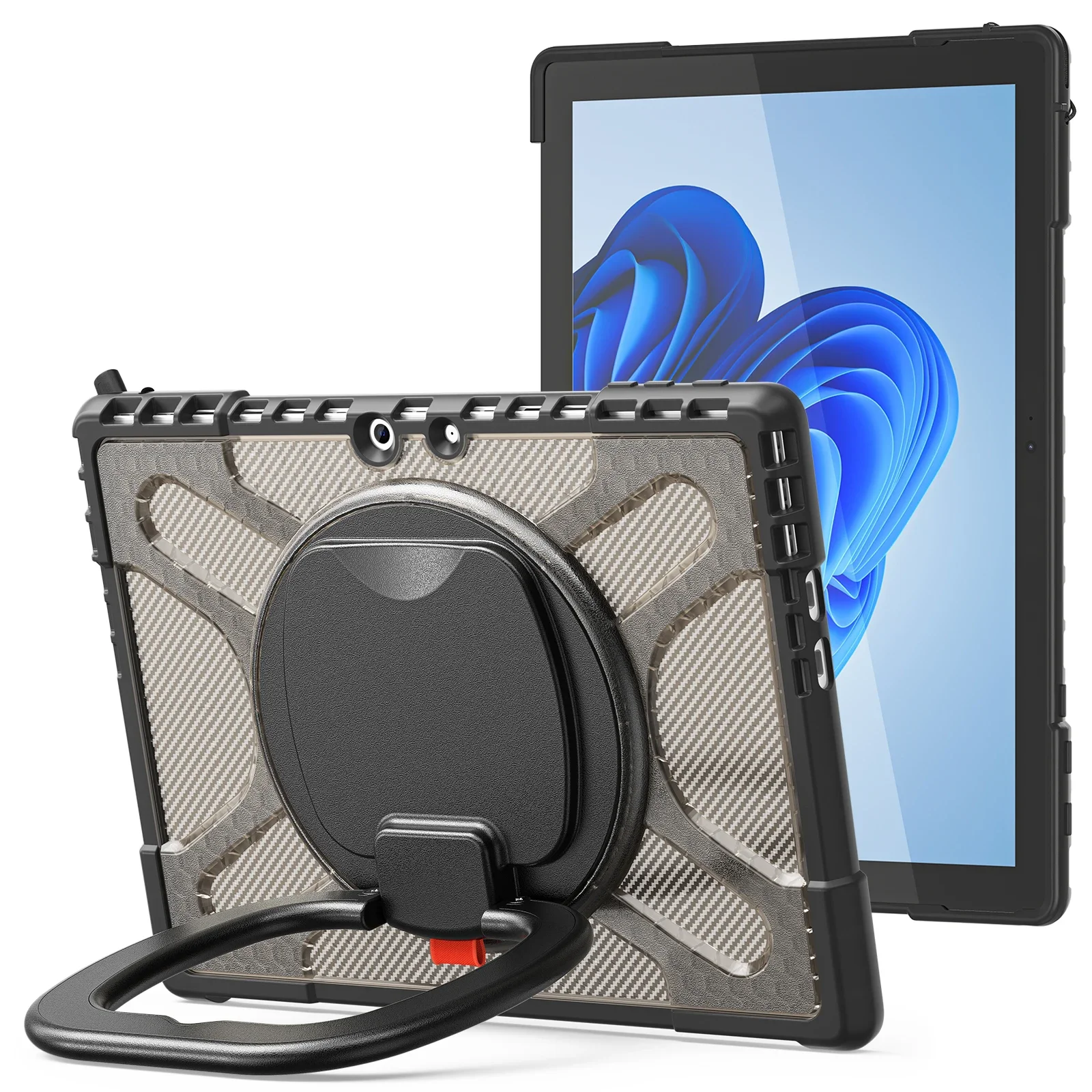 Heavy Duty Case For Microsoft Surface Pro 13 12 10 9 8 7Plus 6 5 4 Hybrid Cover For Go 1 2 3 4 With Handle Grip Keyboard Connect
