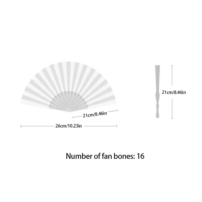 

Shell Shape Silk Folding Fan Japanese Style Women's Retro Bamboo Hand Fan with Pendant Solid Color Curved Fanbone for Wedding