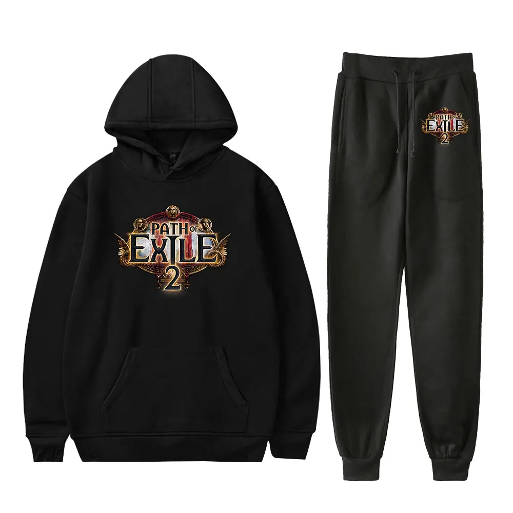 Hot Game Path Of Exile 2 Hoodies Merch Hoodies Jogger Pants Winter Unisex Fashion Casual HipHop Style Streetwear Sweatshirts