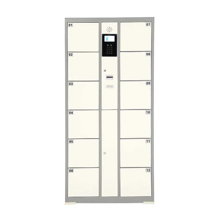Smart Stainless Barcode Operated Luggage Locker for Supermarket