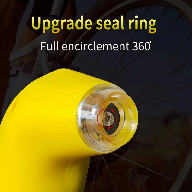 A21q-bicicleta medidor de pressão de alta precisão digital lcd backlight carro motocicleta mini monitor pressão ar anti vazamento