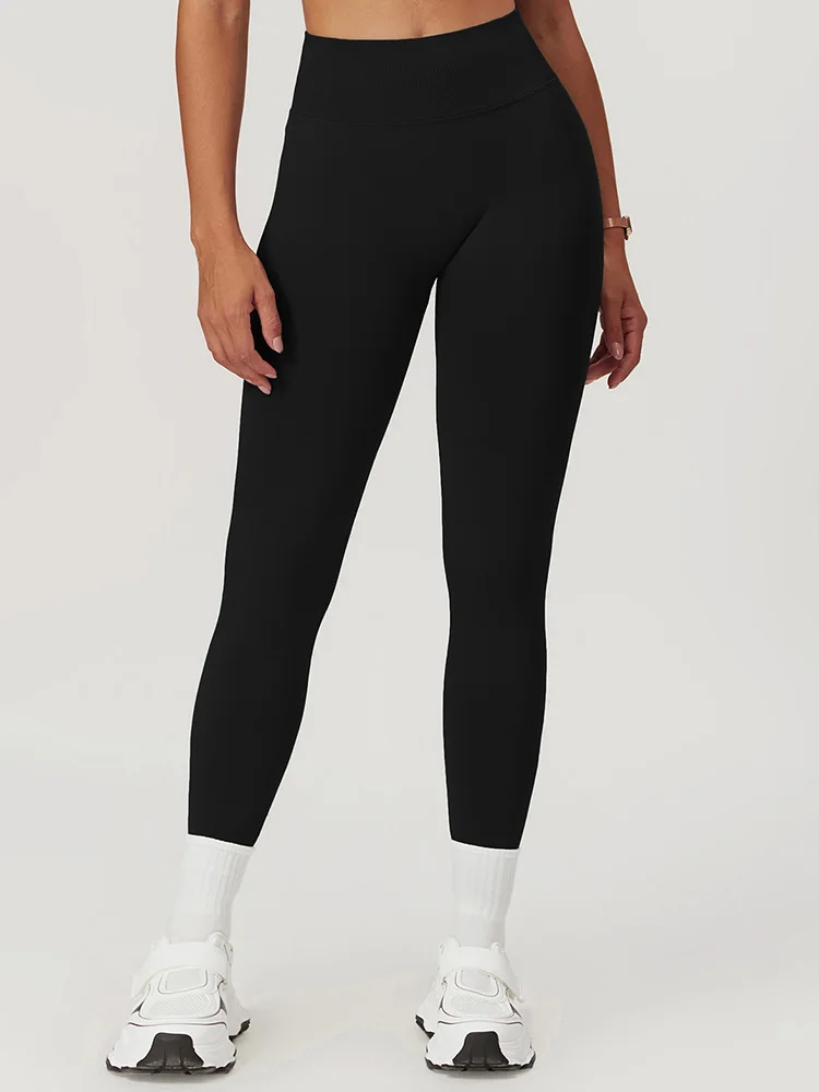 Seamless High Waist Solid Women Leggings Butt Lifting Push Up Fitness Tights Elastic Slim Workout Legging Sportswear