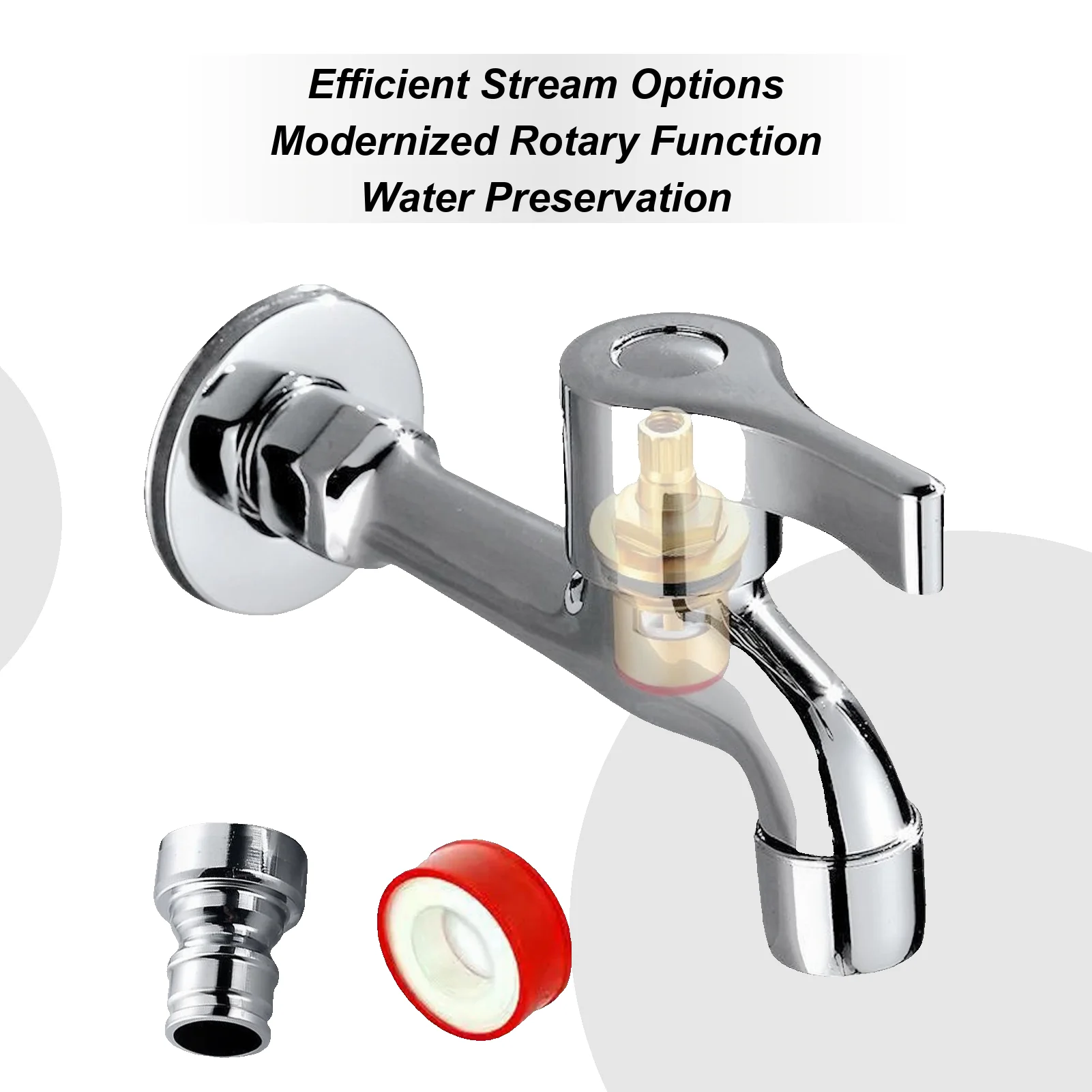 

Laundry Sink Faucet Thick Leak-Proof Water Tap Copper Faucet For Washing Machine For Bathroom Shower Room Washbasin Mop Pool