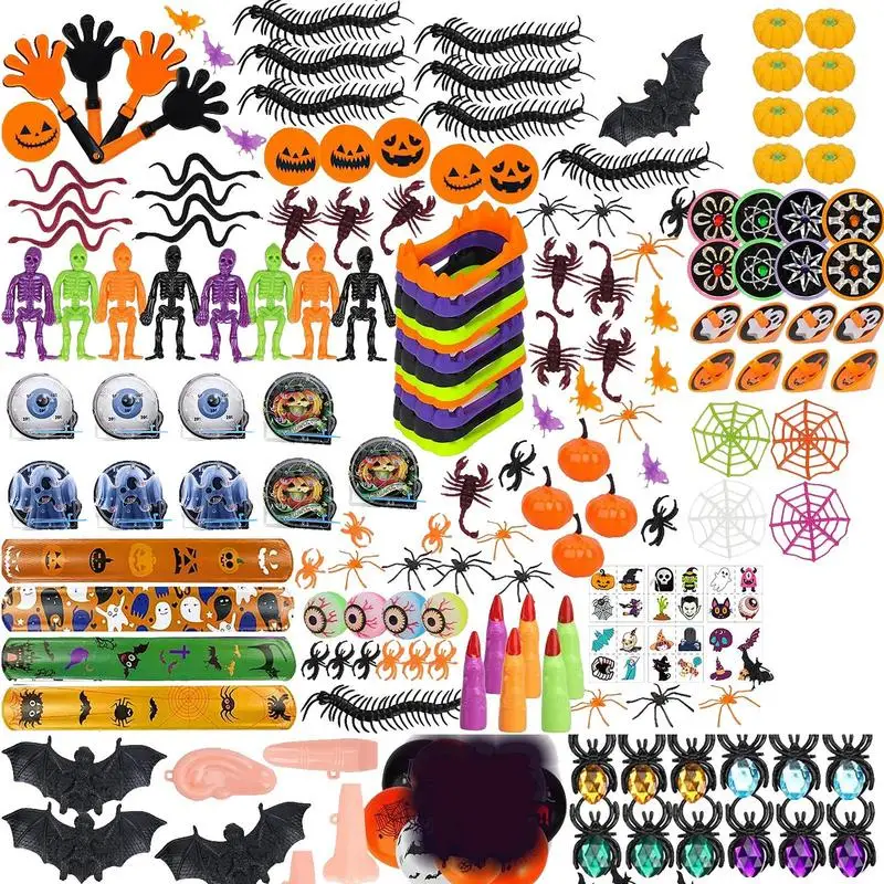 Halloween Party Favors 205 Pieces Halloween Tiny Toys Goody Bag Fillers Funny Halloween Party Prize Halloween Party Bags