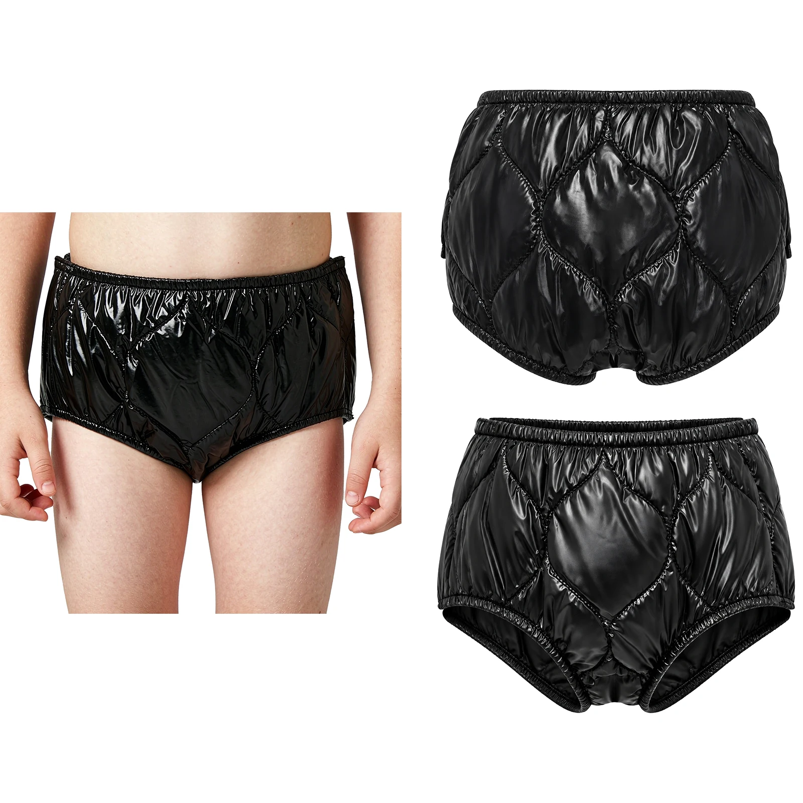 Kids Boys Girls Waterproof Swim Trunks Reusable Leak-proof Diaper Cover ASD Children Special Needs Adaptive Shorts Swimwear