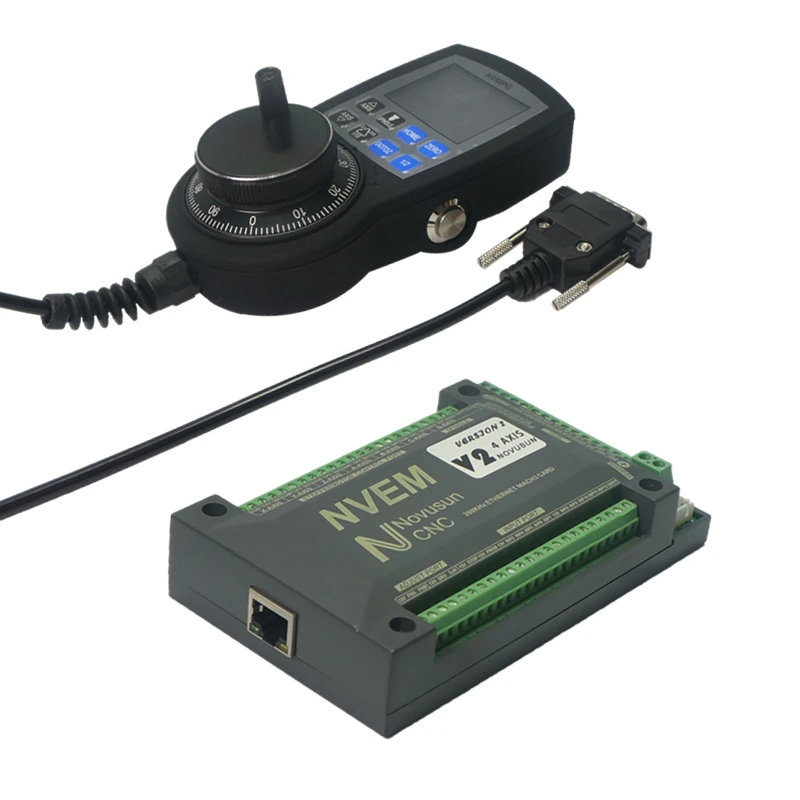 

Ethernet Interface 4Axis Ethernet Mach3 Control Card Manual Pulse Hand Wheel for CNC Milling Machine