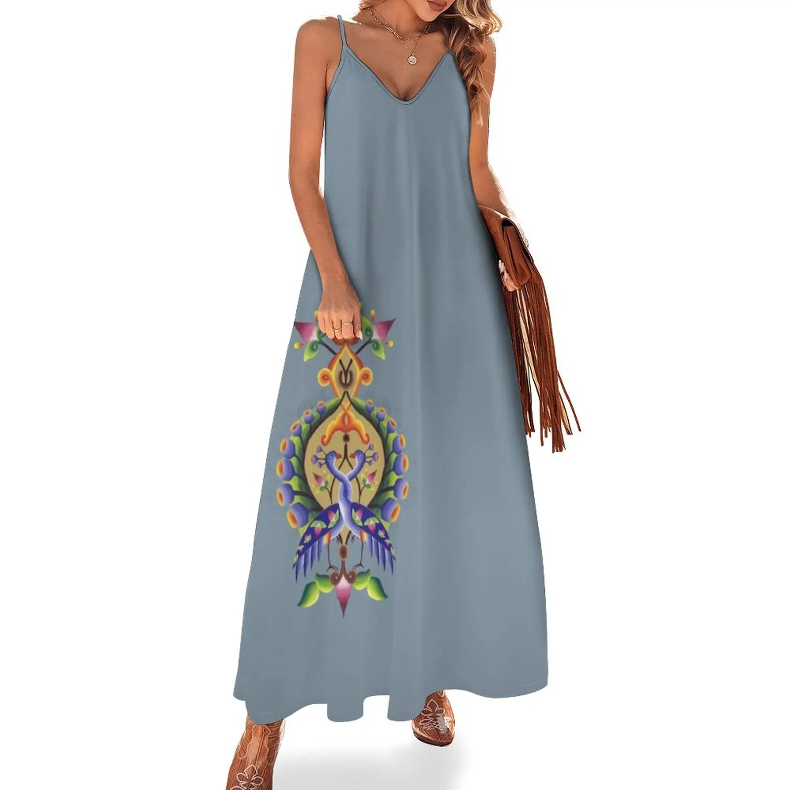 

Peacocks Sleeveless Dress summer dresses ladies 2024 Women's summer dresses