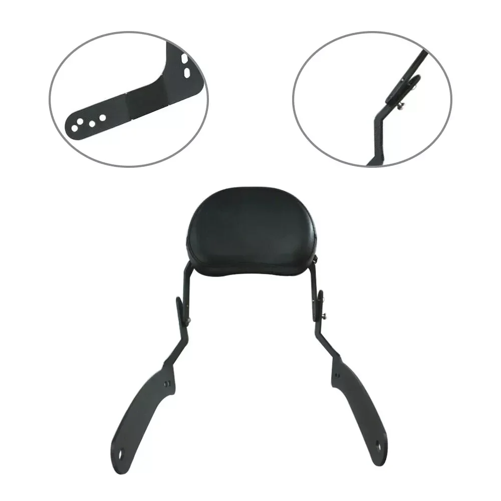 Backrest Sissy Bar Cushion Pad Rear Fits For Kawasaki Vulcan VN900 VN 900,