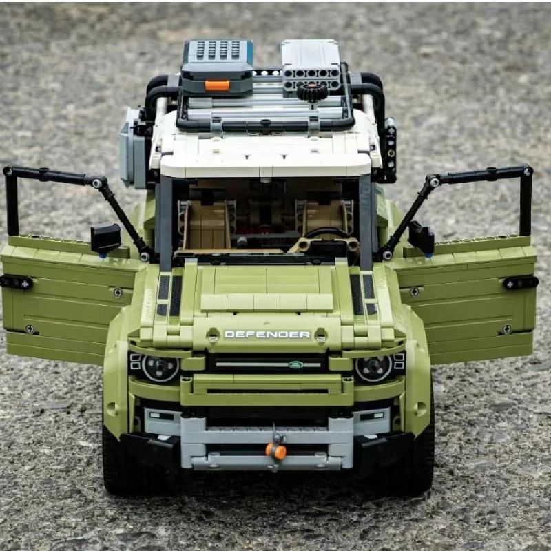 Compatible con 42110 serie de coches de alta tecnología supercoche Land Rover Guardian vehículo todoterreno modelo bloques de construcción juguetes para niños