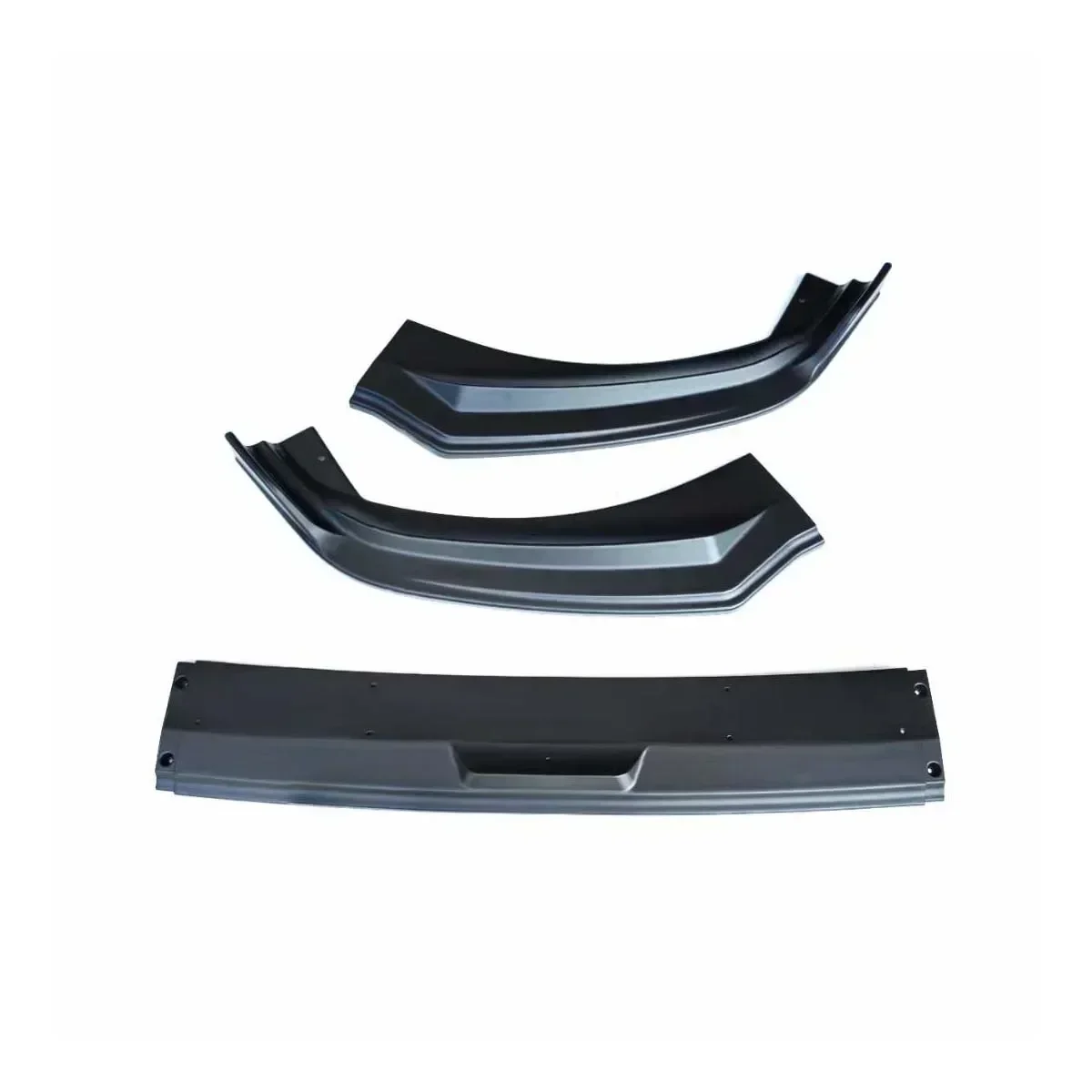 For Ford Mustang Mach-E 2021-2022 Front Bumper Lip Spoiler Cover Side Splitters Body Kit Deflector Guards Car Tning Accessories