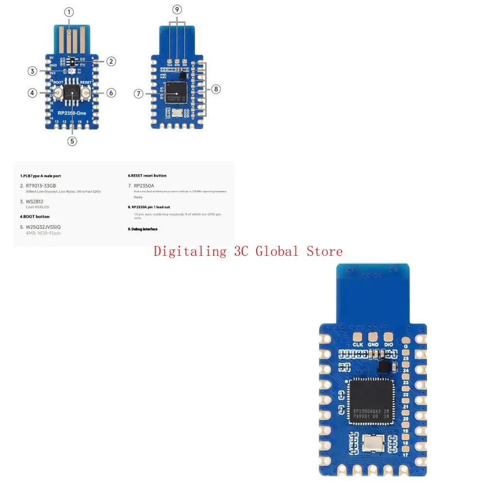 

Low Power Embedded System Board Featuring C MicroPython Support and 29 GPIOs