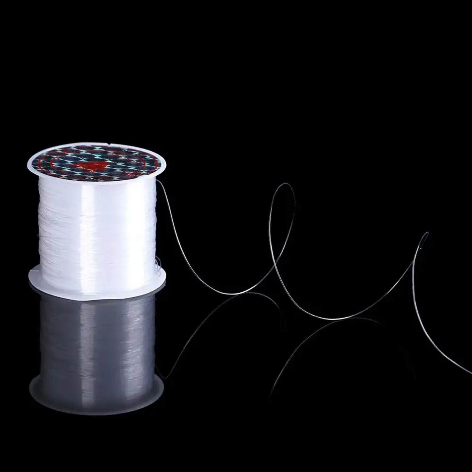 60M/Roll Strong Elastic Crystal Beading Cord 0.6mm Stretch Thread String Bracelet Wires For Jewelry Making Cords Line image 4