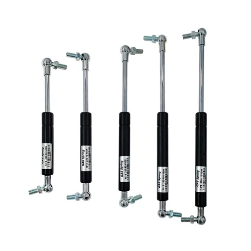 Imagen 1 del producto 2 unidades de resorte de gas con varilla de 18*8, bisagra plegable, fuerza de elevación 50-500N, distancia entre orificios 200-300mm, distancia de recorrido 60-110mm