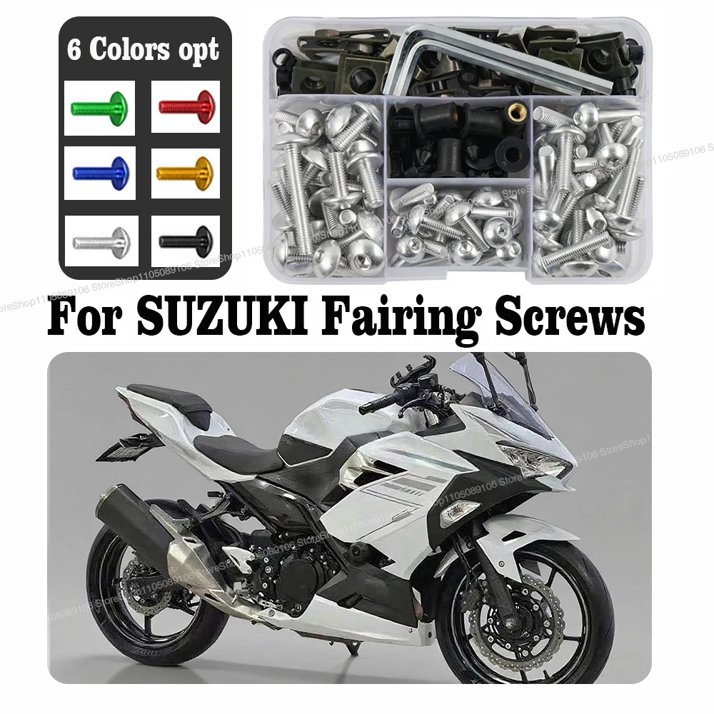 

Fairing Bolts Fastener Clip Screws Motorcycle Windscreen For SUZUKI GSXR 600 750 1000 K1 K2 K3 K4 K5 K6 K7 K8 K9 K10