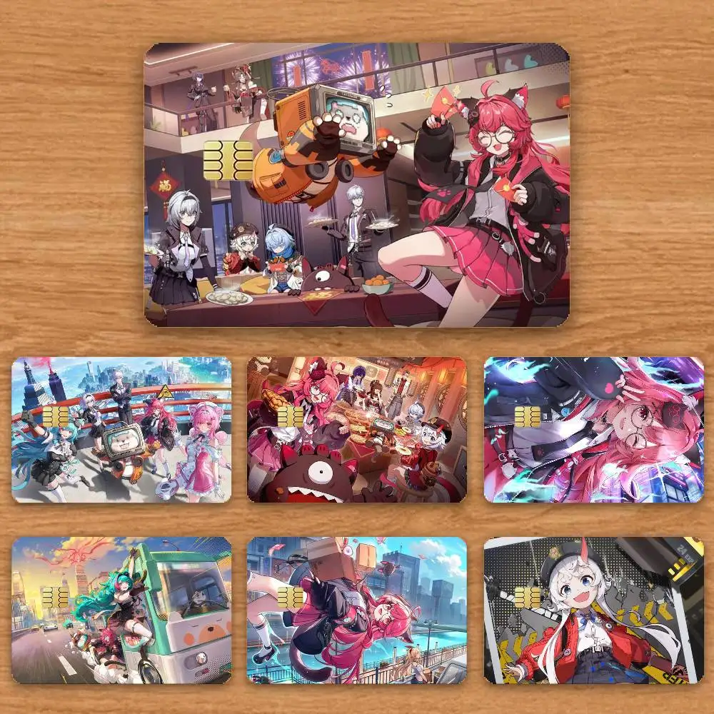 

Game Neverness to Everness Card HD Stickers Game Card Decal Card Matte Film Skin Small Chip Waterproof Sticker