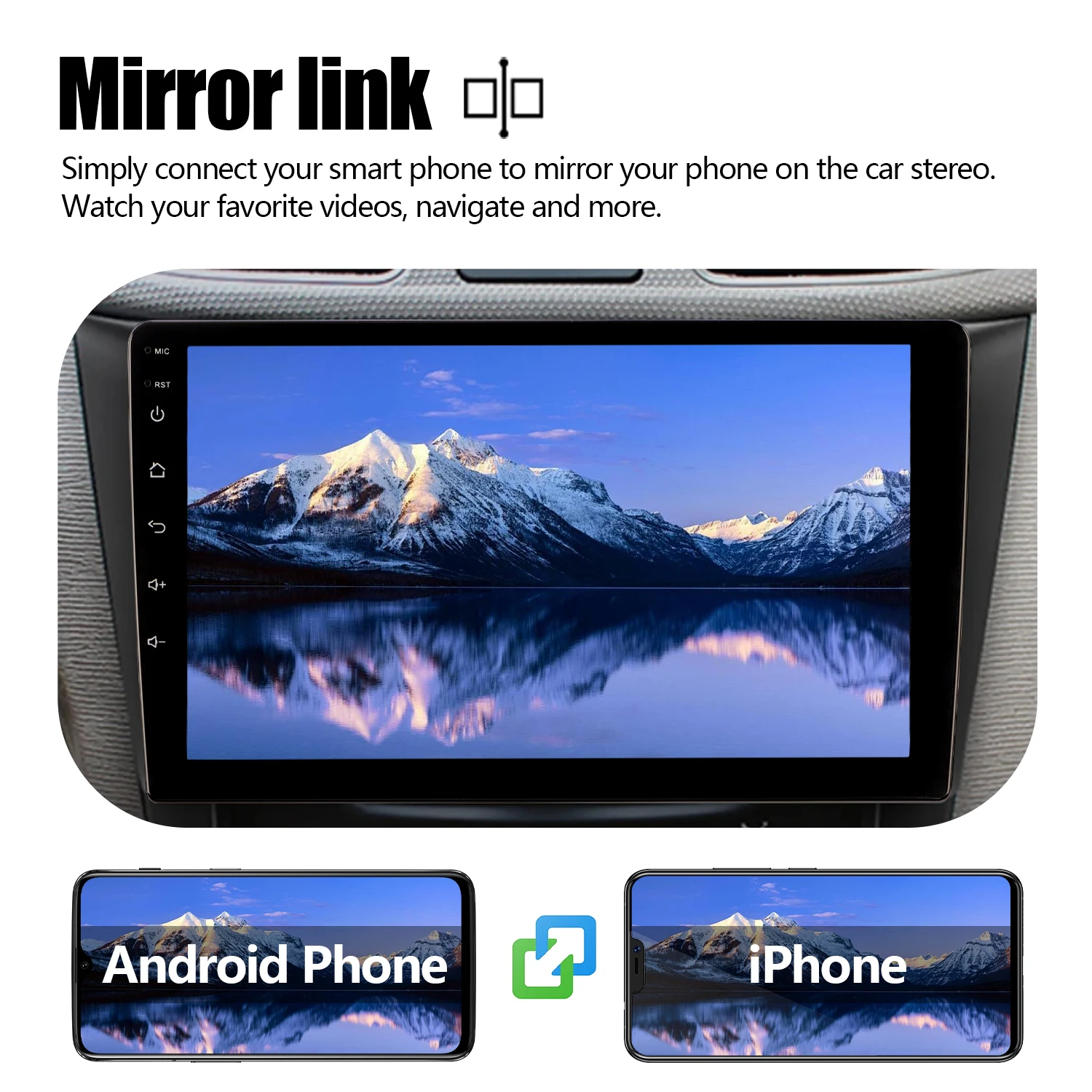 Android12 2 Din 9 بوصة راديو السيارة مشغل وسائط متعددة 2G + 32G راديو السيارة الملاحة GPS Autoradio 4G LTE بلوتوث اللاسلكية Carplay #3