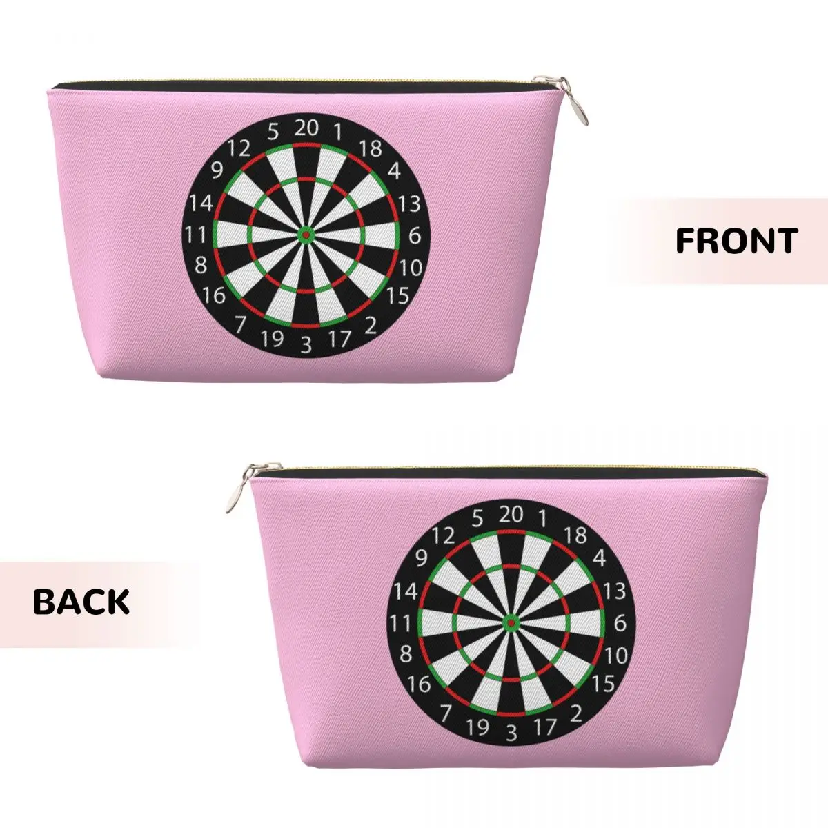 Custom Travel Darts Board Arrow Target Toiletry Bag Kawaii Makeup Cosmetic Organizer Women Beauty Storage Dopp Kit Case