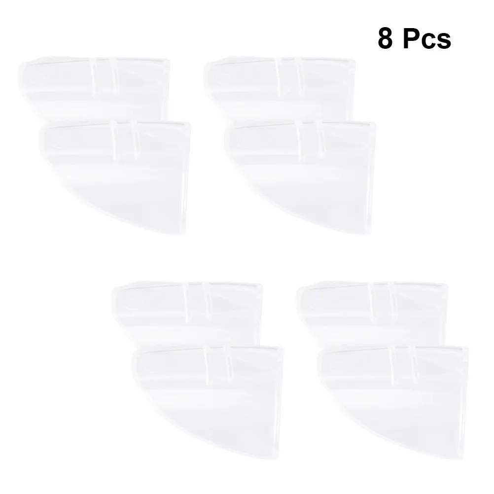 

4 пары боковых защитных накладок для очков из премиального TPU: легкие, компактные, для безопасности и комфортной посадки