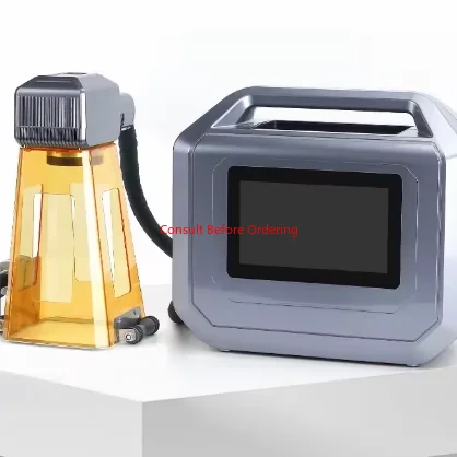 Macchina per marcatura portatile piccola mini stampante portatile da 20 W per CS in plastica
