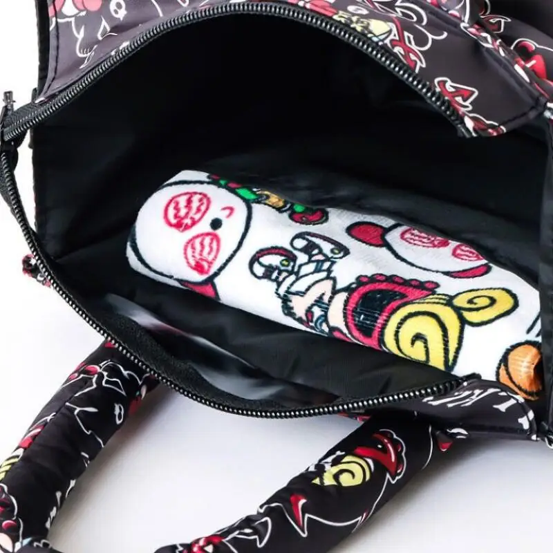 New Cute Hysteric Mini Handbag Cartoon Print Large Capacity Shoulder Bag Fashion Portable Commute Zipper Storage Bag Friend Gift view 5