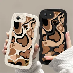Shockproof Wave Phone Case For iPhone 11 15 16 Pro Max 12 13 14 XR XS X 7 8 Plus 6S SE Soft TPU Silicone Cover Funda Bumper