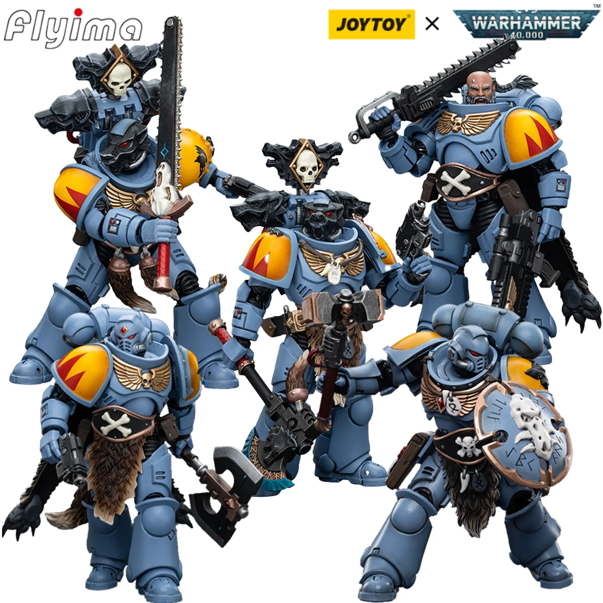 

[В наличии] JOYTOY Warhammer 40K 1/18 экшн-фигурки Космос морской пехоты Космические Волки набор когтей модель Brother Olaf подарок бесплатная доставка
