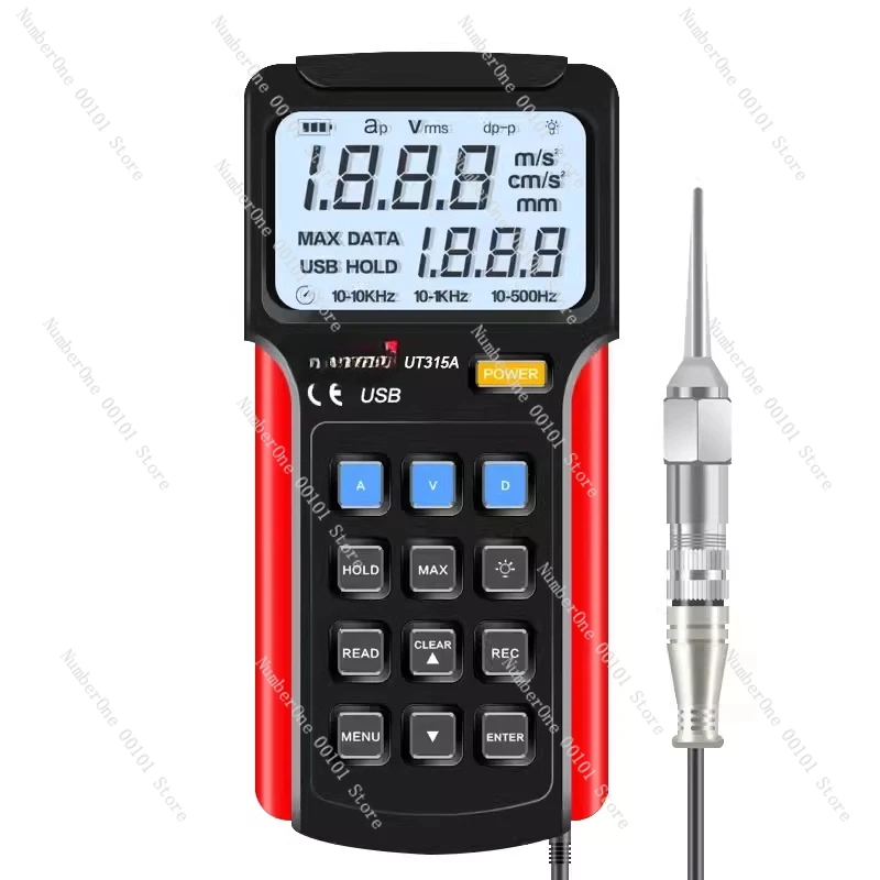 

UT311 Измеритель вибрации UT312 Цифровой измеритель вибрации Портативный измеритель вибрации Частота UT315A