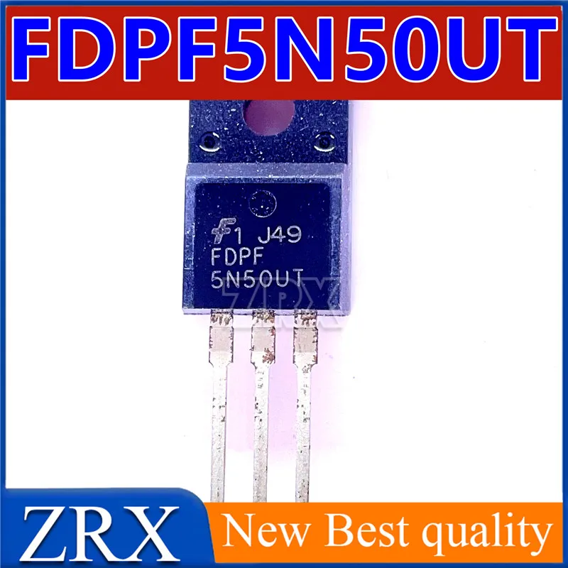 5Pcs/Lot New Original FDPF5N50UT Triode Integrated Circuit Good Quality In Stock In Stock