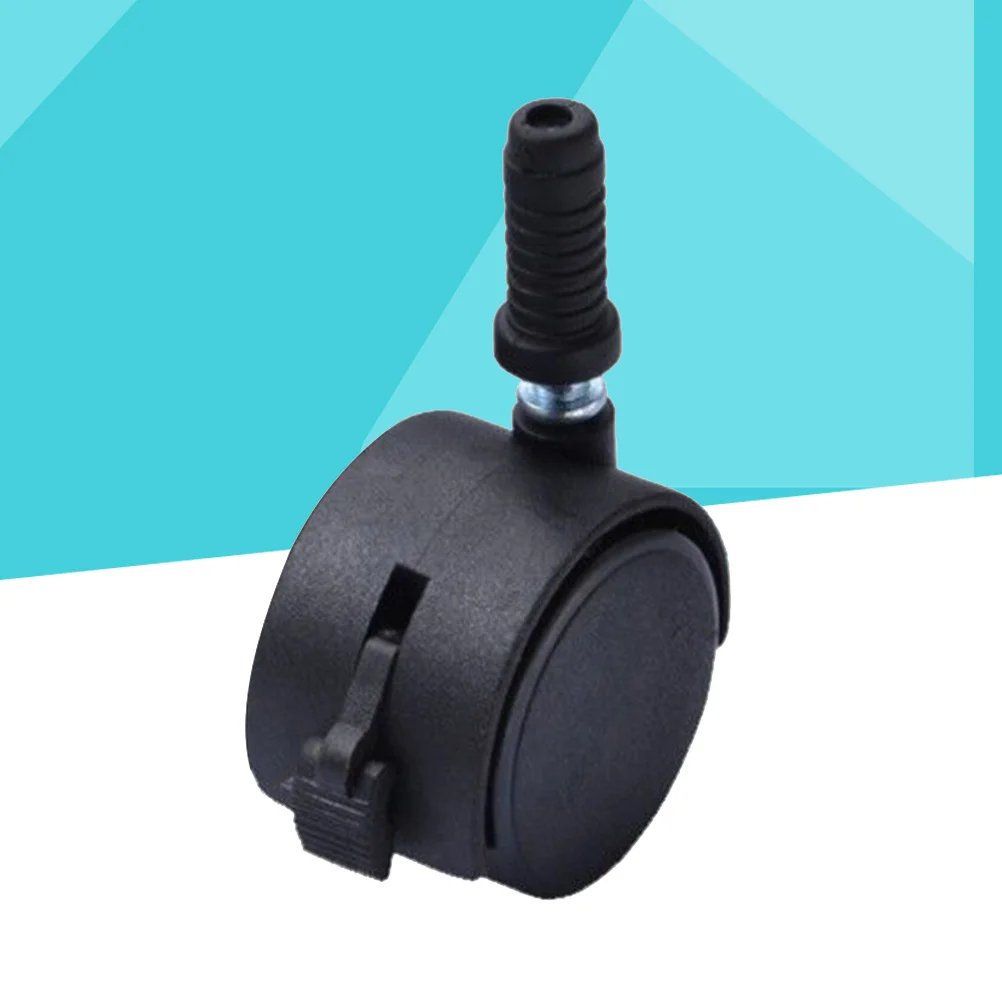 

4Pcs 2 Inch Strong Load Swivel Caster Wheels 360 Degree Rotation Black Furniture Wheels for Display Stands Shopping Carts Quiet