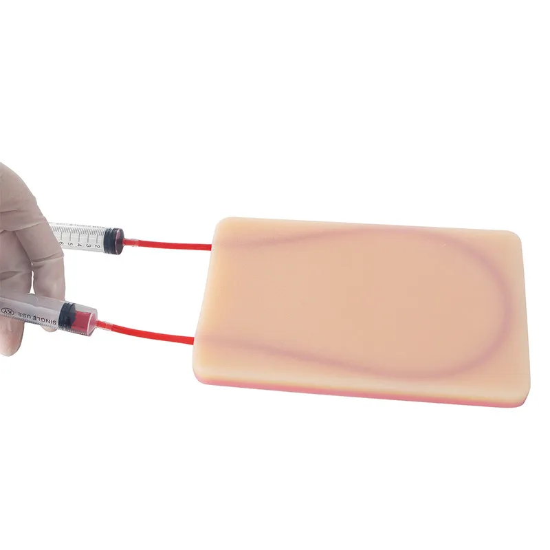 Medical Skin Pad With Veins For Intravenous IV Injection & Suturing Training 3 Layers Human Skin Model Suture Pad