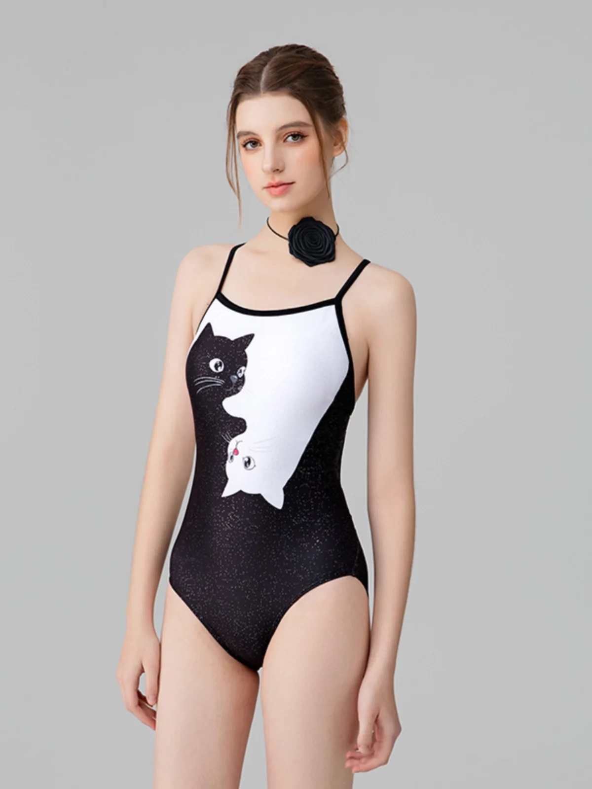 

Женский слитный купальник-триангл с подкладкой для груди, быстросохнущий, утягивающий, скрывающий живот, для горячих источников