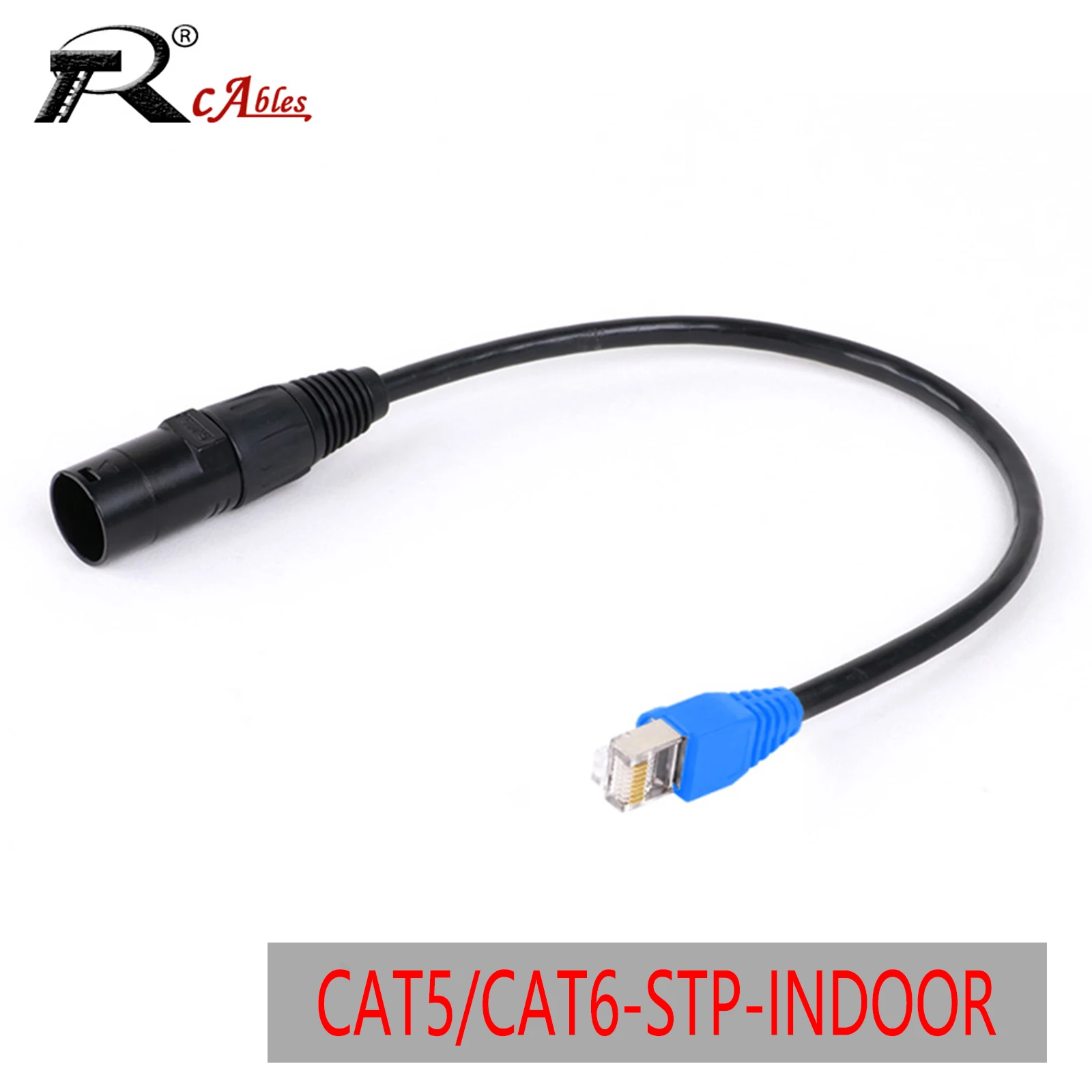 

1PC CAT5/CAT6 Shielded Ethernet RJ45 Cable,STP etherCON TOP to Booted RJ45 LAN Network Extension Indoor Cord for Profiler,Router