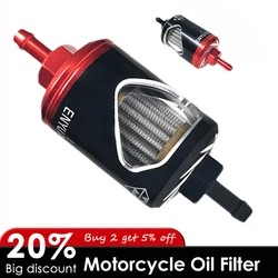 High Performance Oil Filter High-Flow Alloy Motor Oils Filter Stainless Steel Core Glass Perspective Filter For Easy To Use