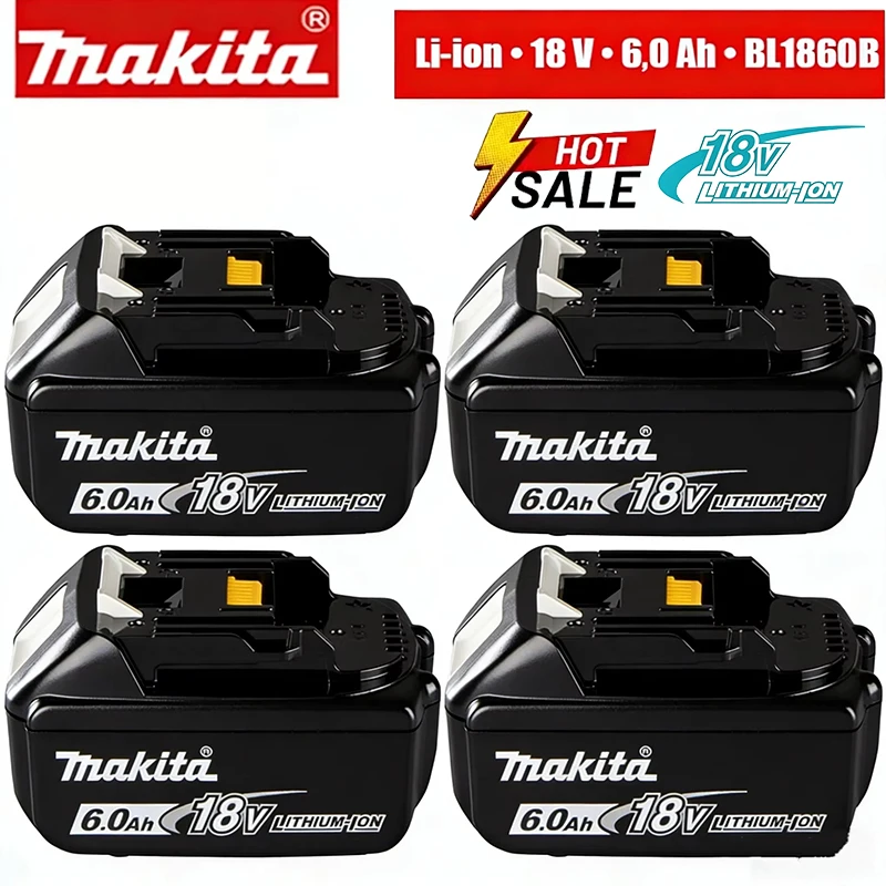 Genuine makita Battery 6Ah 5Ah 18V Battery Power Tools Li-ion Replacement LXT BL1850 BL1840 for DDF487 DGA404 DTW700 DHP487