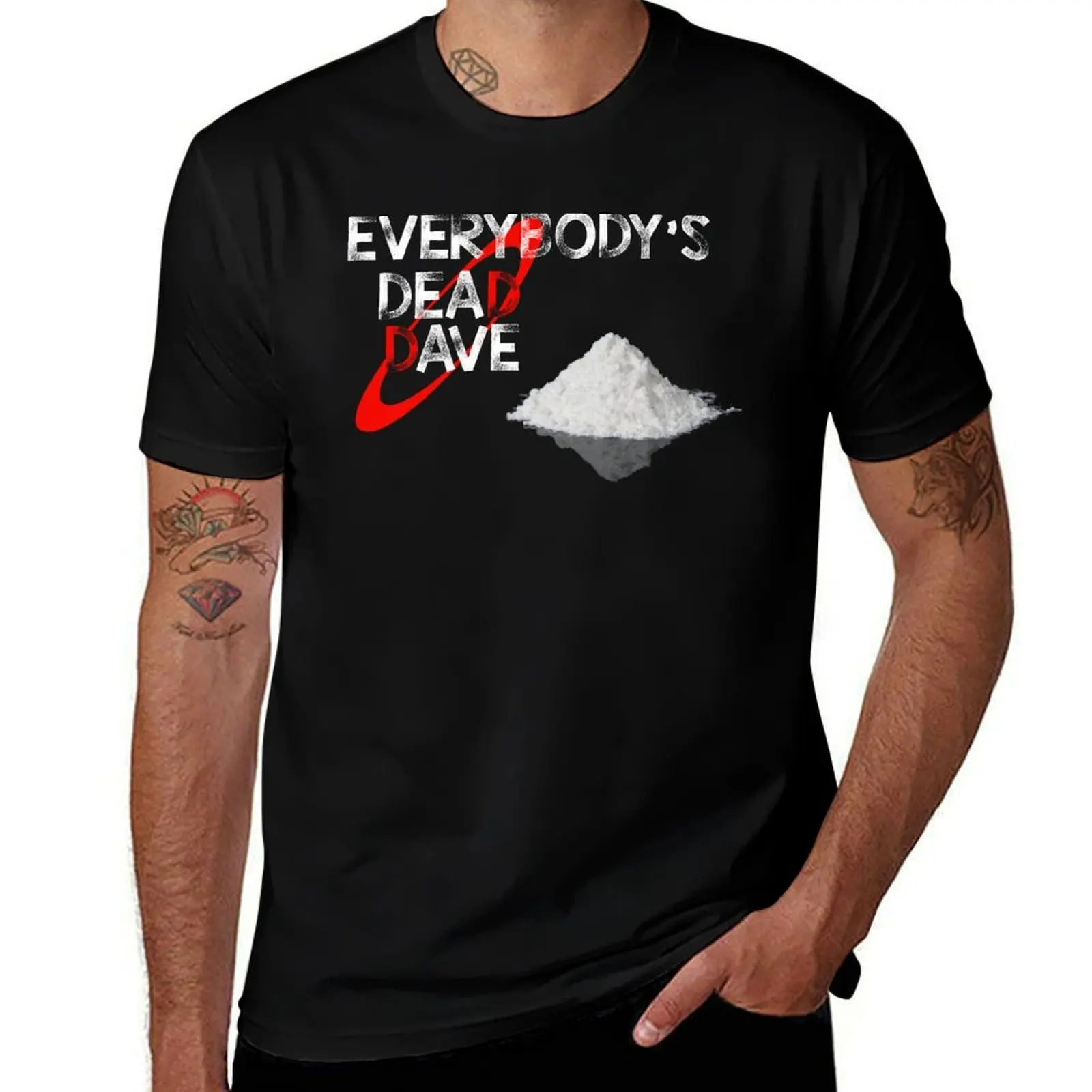 

Everybody's Dead Dave T-Shirt Quick Dry Training Short Sleeve Tee