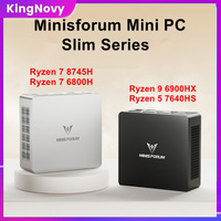 MINISFORUM UM870 Slim office Mini PC AMD Ryzen 7 8745H USB4.0 2*DDR5 2*PCIE4.0 2.5G LAN portable desktops Windows 11 NUC WiFi6E