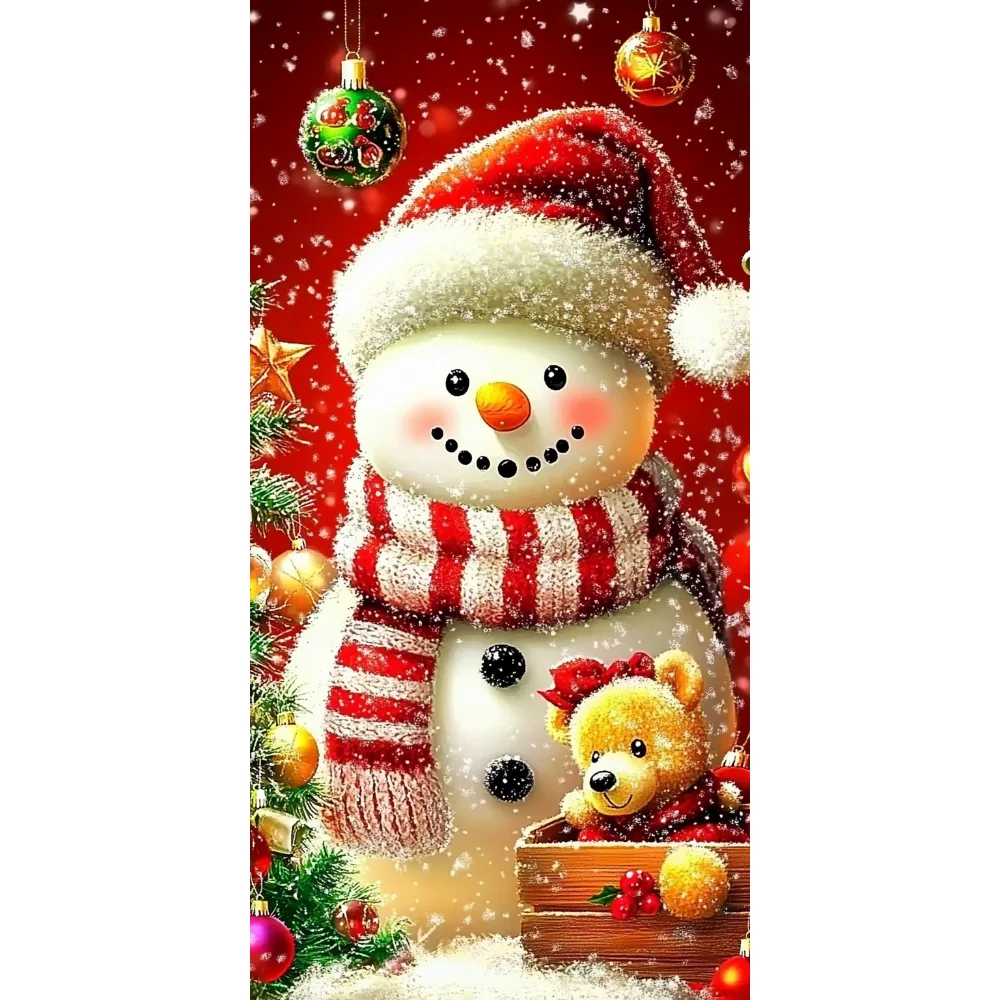 Christmas Cute Snowman Door Banner Ornaments Door Cover Banner Photography Background Indoor Outdoor Snowman Backdrop Decoration