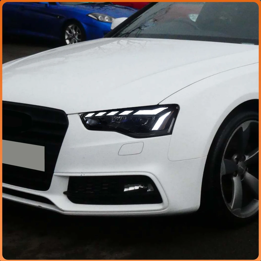 

Car Front lamps For Audi A5 2008-2016 Assembly Upgrade High Quality Projector Lens Plug and Play Auto Headlights Accessories