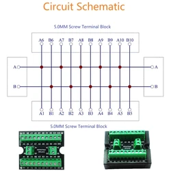 RS485 I2C CAN 1-Wire BUS Hub Splitter Master-Slave Ring Network Wiring for ESP32 Remote IO PV inverter PLC HMI PTZ Printer LED