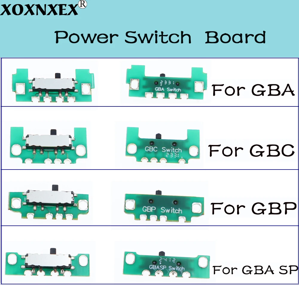 1-5pcs For GBA SP Power Switch Button For Gameboy Advance SP On Off Power Board Repairs Parts For GBC GBP GBA