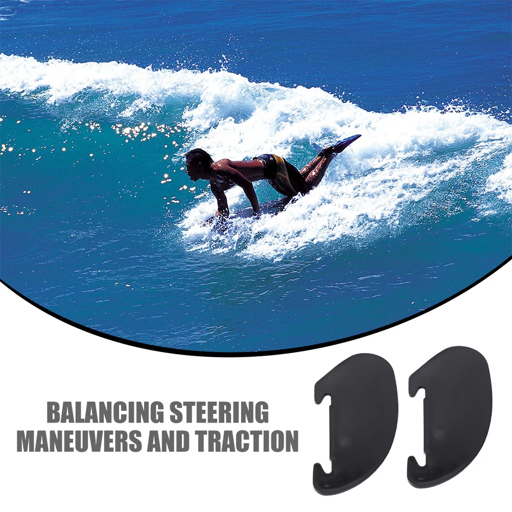 

2Pcs Detachable Surfboard Tail Fin Plastic Paddle Water Separator Stabilizer Balance Tool for Kayak Sup Paddleboard
