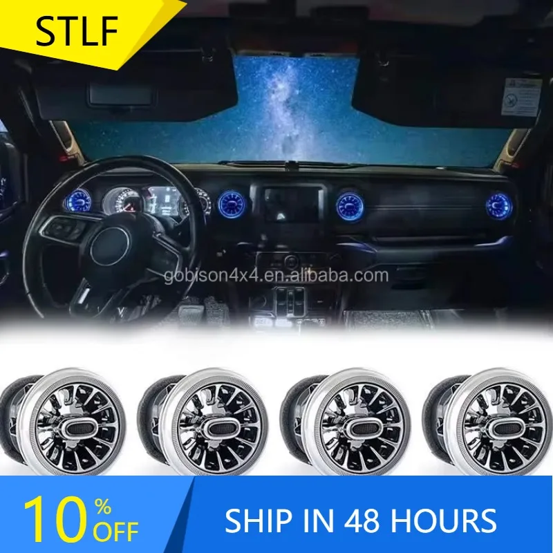 

Zuimi High-end Gobison 4*4 Offroad Auto Parts Atmosphere Lamp Air Vents For Wrangler JK JL