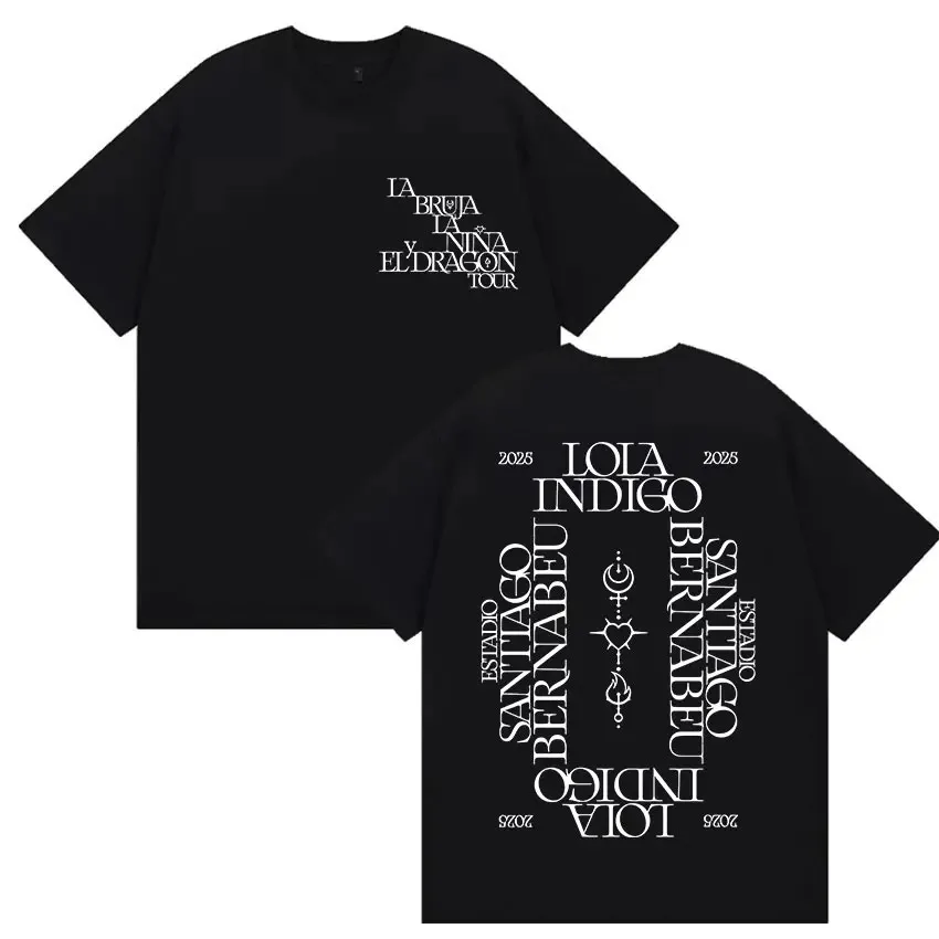 Y2K المغني لولا جولة النيلي 2025 ميرش الجرافيك تي شيرت الرجال النساء ريترو موضة Harajuku تي شيرت بلايز قصيرة الأكمام تيز #2