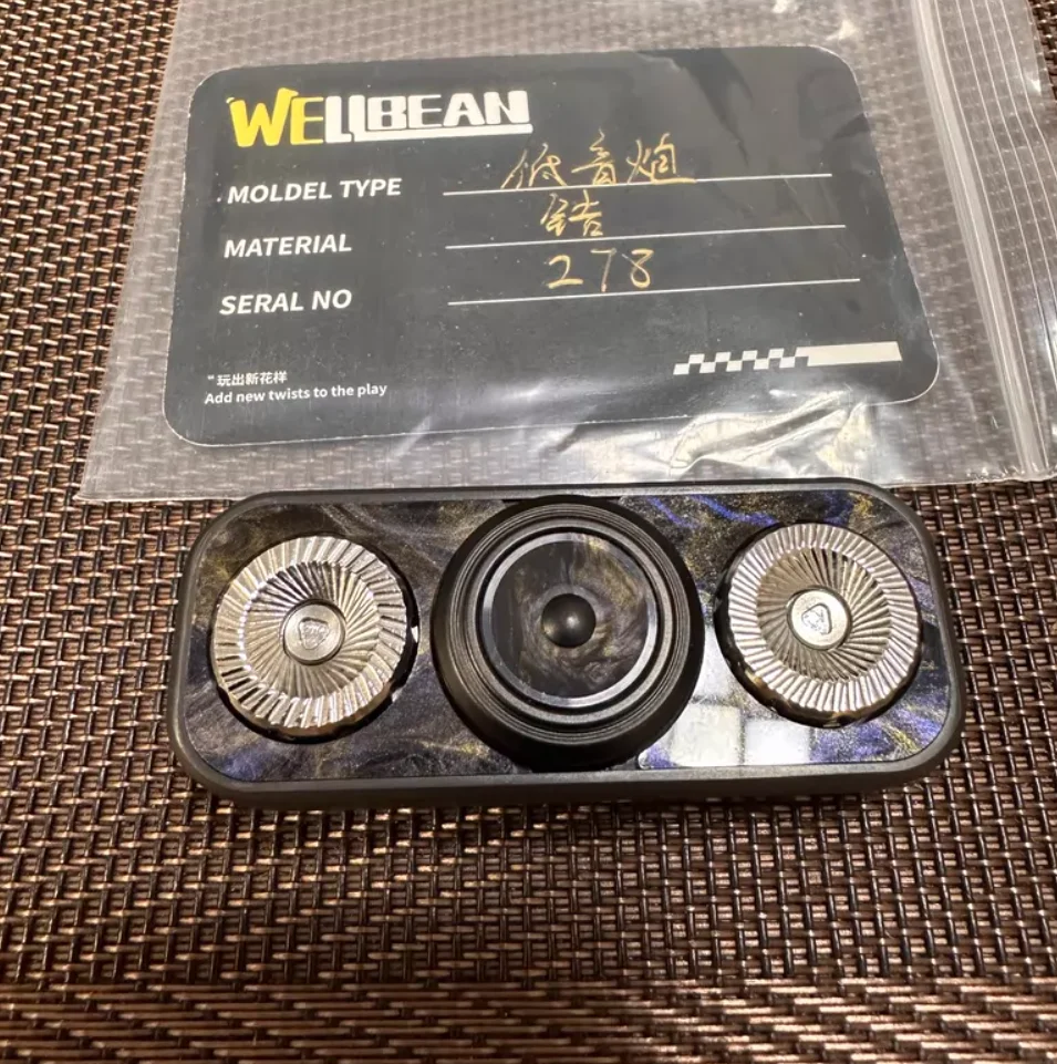 Used EDC Well bean Zirconium subwoofer spinner Fingertip gyroscope Decompression toys