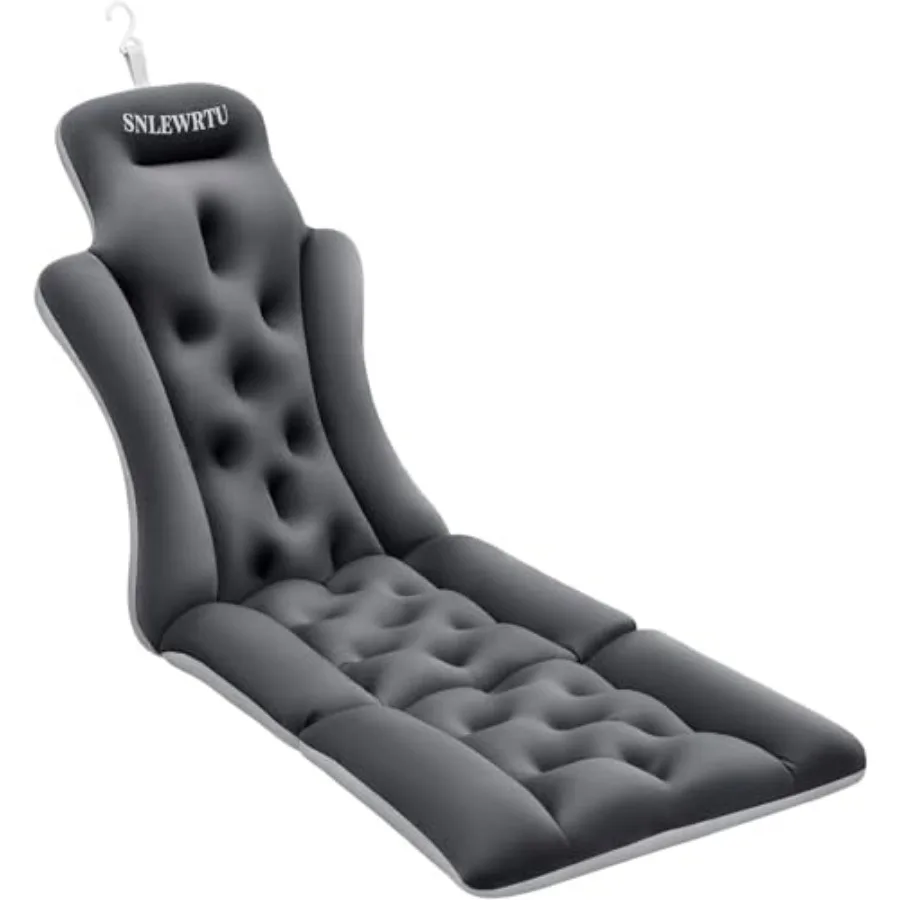 

Full Body Bath Pillow for Bathtub Thick and Luxury Bathtub Cushion with 192 Suction Cups Bathtub Pillows for Head and Neck Back