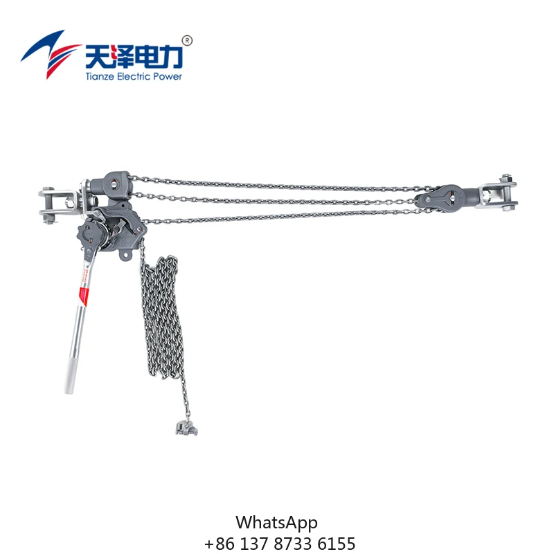 

P40000 4T Aluminum Alloy Manual Cable Puller Tools 4T Hand Cable Tightener Winch Ratchet Chain Clamps Product Category