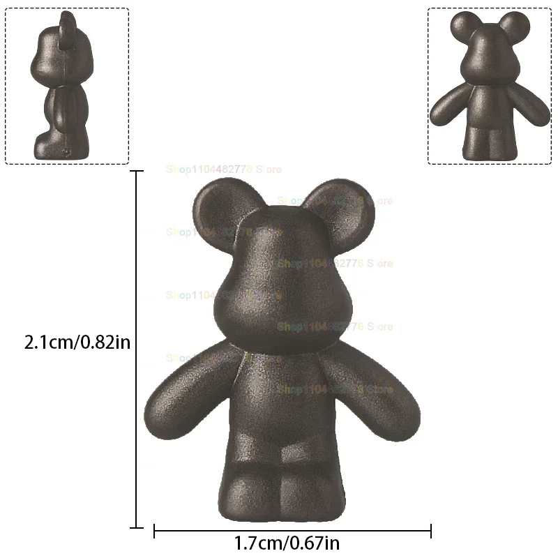 

Orange Blue Cartoon Series Little Bear mini figures Building Blocks action Toys Festival Children's Kids Gifts DF1003 DF1004